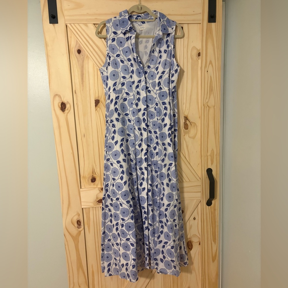 Livro Floral Button Shirtdress